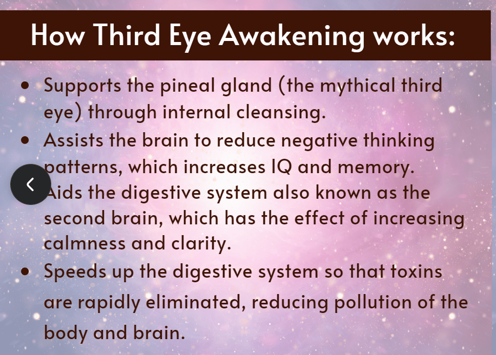 Third Eye Awakening - Yogic Super Brain Food