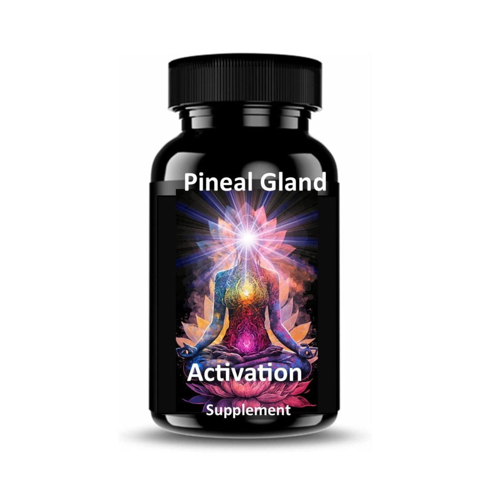 Kailash Herbals Pineal Gland Activation Formula bottle – 100 vegan capsules to detox, decalcify, and boost intuition and clarity.