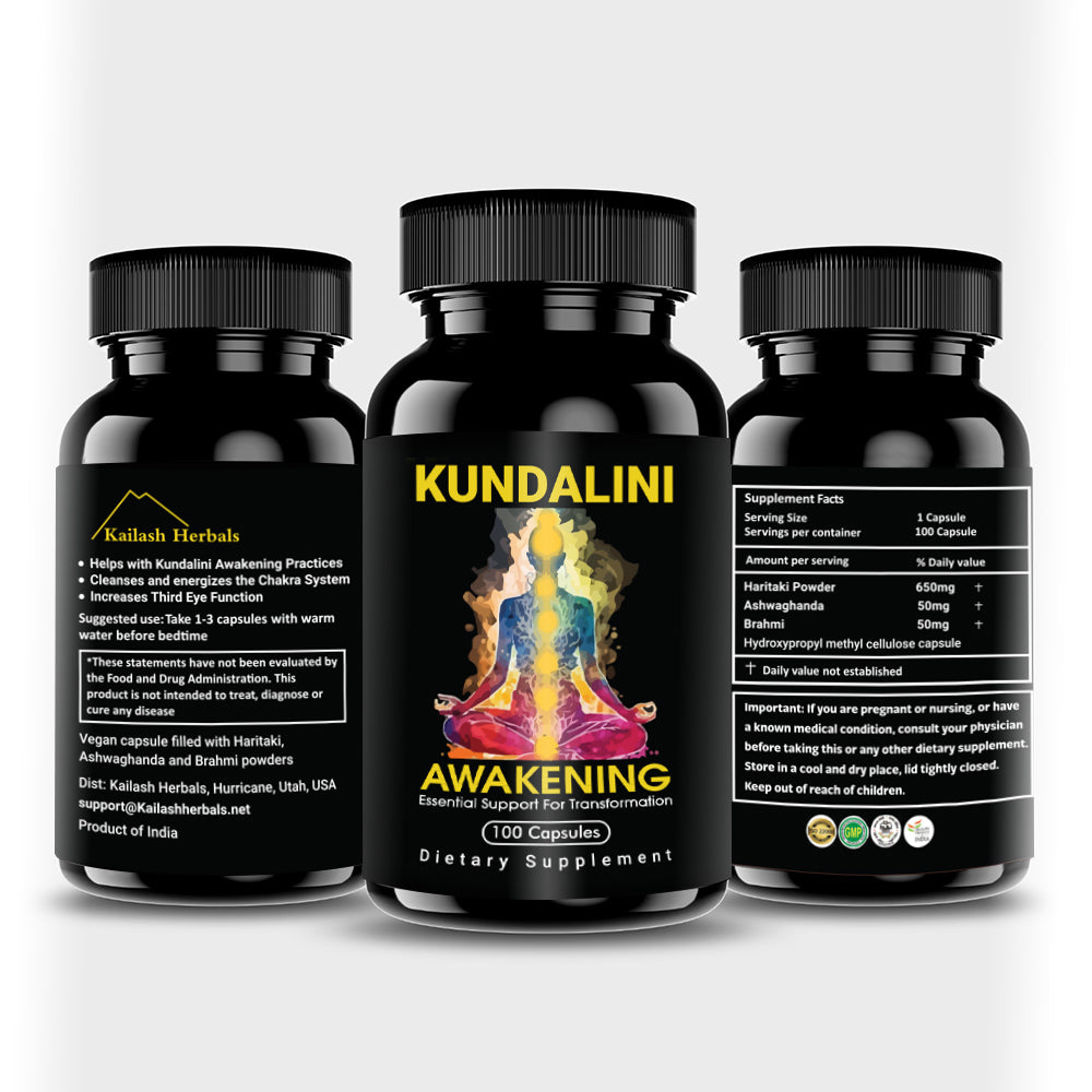 
                  
                    Kailash Herbals Kundalini Awakening Herbal Supplement, 100 Capsules
                  
                